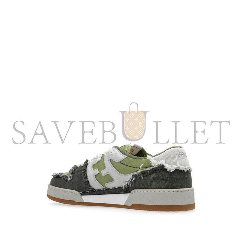 F**di match denim sneakers